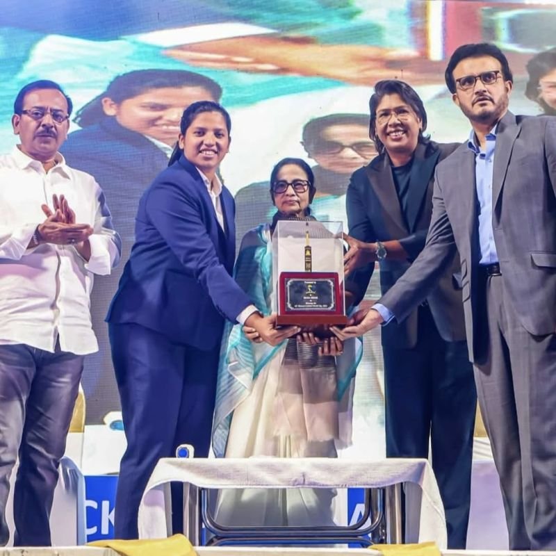 Event of felicitation of the World Cup winner Richa Ghosh